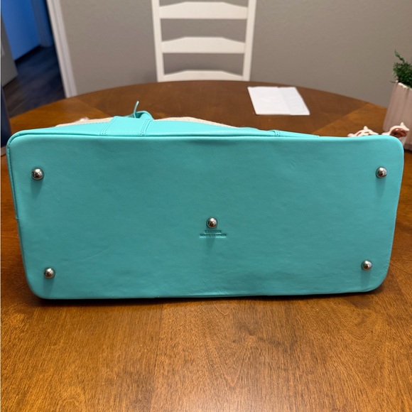 Tiffany & Co. Tote Bag in Aqua and Beige - Picture 4 of 10